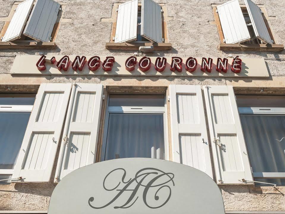 בלוויל סור סאן Logis Hotel L'Ange Couronne מראה חיצוני תמונה